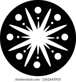 Cornflower simple geometric background vector