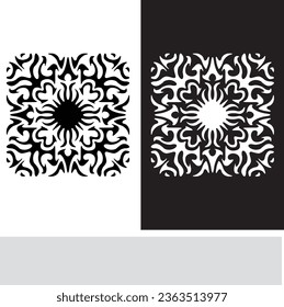 Cornflower simple geometric background vector
