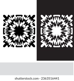 Cornflower simple geometric background vector