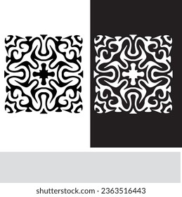 Cornflower simple geometric background vector