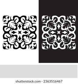 Cornflower simple geometric background vector