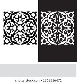 Cornflower simple geometric background vector