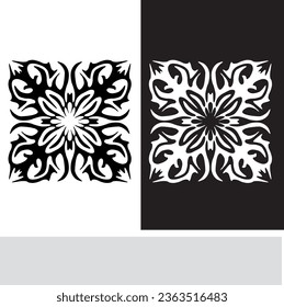 Cornflower simple geometric background vector