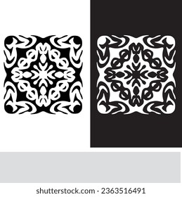 Cornflower simple geometric background vector