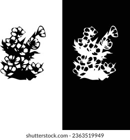 Cornflower simple geometric background vector