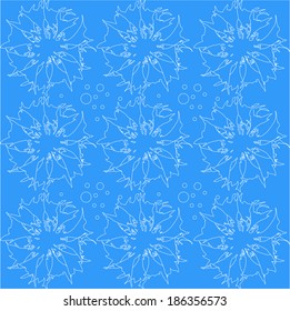 cornflowers flower vector drawing sketch