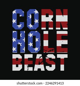 Cornhole Beast American Tailgate Bean Bag Toss Legend