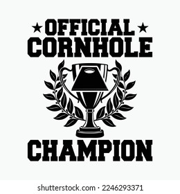 Cornhole Champion Corn Hole Bean Bag Toss Bosboard