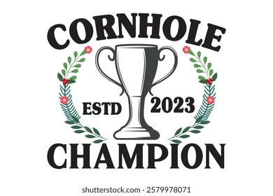 Cornhole Champion t shirt design