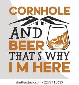 Cornhole EPS, Cornhole Eps File, Single, Cornhole game Eps, sports, Funny Cornhole Gift, Typography, crafters, Cutting File Eps, Cricut Files, Cut Files for Crafters, Eps10
