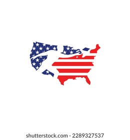 Cornhole Logo. Cornhole vector. Sport Logo. American Flag.