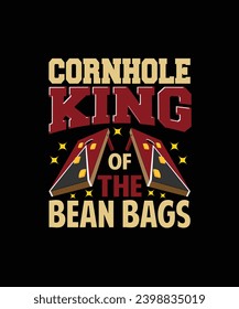 Cornhole t shirt design, hobby, board, athletic, corn-hole, wooden, football, funny, vintage