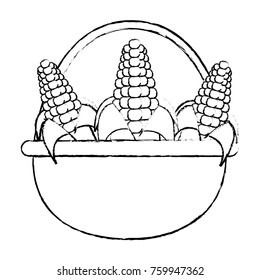 Corns inside basket design