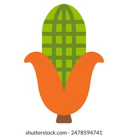 Cornstalk icon for web, app, infographic etc