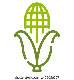 Cornstalk icon for web, app, infographic etc