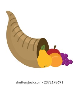 Cornucopia icon clipart avatar logotype isolated vector illustration