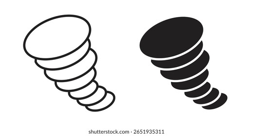 Cornucopia icon. Flat and stroke versions. Graphic elements.