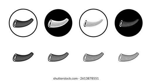 cornucopia icon Isolated flat vector in outline