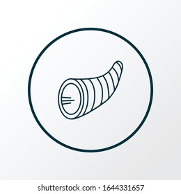Cornucopia icon line symbol. Premium quality isolated wicker element in trendy style.