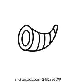 cornucopia icon logo sign vector outline