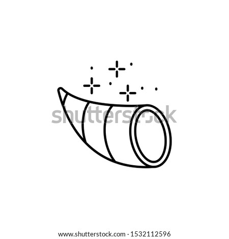 Cornucopia icon. Simple line, outline vector of Thanksgiving day icons for ui and ux, website or mobile application