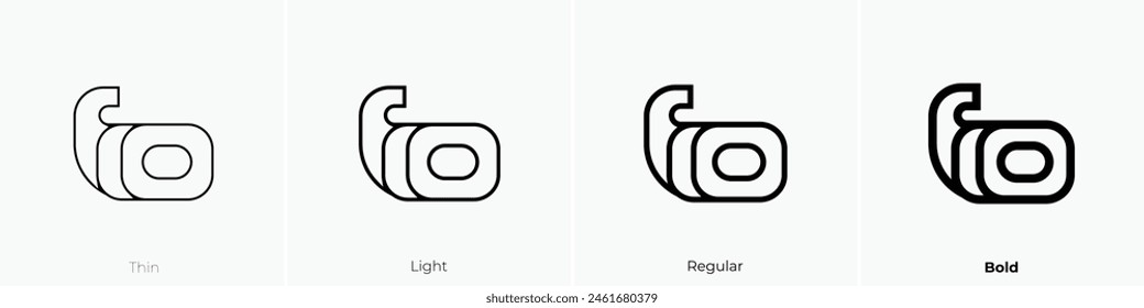 cornucopia icon. Thin, Light Regular And Bold style design isolated on white background