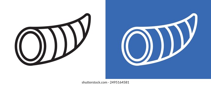 cornucopia logo sign set vector outline