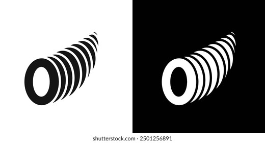 cornucopia Symbol mark in filled style