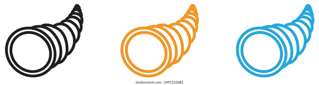 cornucopia vector logo set collection for web app ui