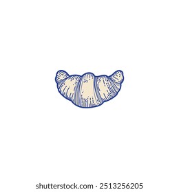 Coroissant Logo Image, Croisant Vector Image , Pastry Croissant Vector, Food Logo Image.