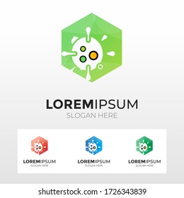 corona Affect App logo template