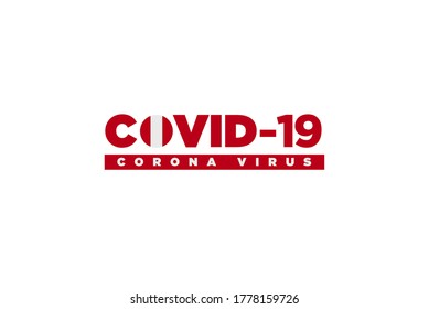 Corona (Covid-19) Simple Icon Logo Wordmark - Peru Fits For : Illustration, Sign or Logo Symbol of Global Pandemic Covid-19, Corona Virus, Country Ranking Demographic