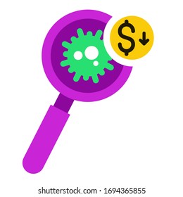 The corona / covid-19 virus causes the value of the dollar to fall worldwide
