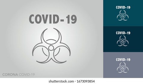 Corona Covid-19 virus protection Icon of medical respiratory mask isolated on white background. Wuhan coronavirus theme. Design element for poster, card, banner, sign. Vector illustration wash hands 