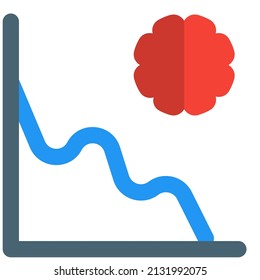 Corona improving with a infographics curve down