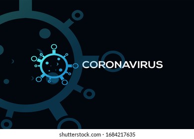 Corona Logo Design Vektorillustration abstrakt modern