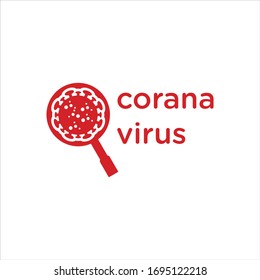 corona logo The shape of the safety ban icon MERS Corona Virus Biohazard. 2020 symbol symbol of the risk of biological hazards. Vector illustration of a sign of a virus epidemic. STOP COVID19