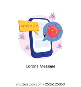 Archivo Corona Message EPS 10