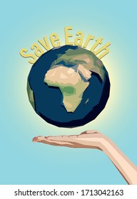 Corona Pandemic Artwork (Save Earth)