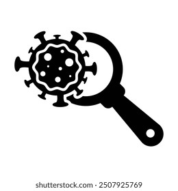 Icono de Búsqueda de corona, Vector Gráficos
