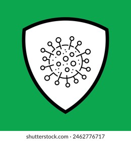 CORONA SHIELD ICON - PROTECTION