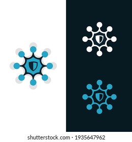 Corona Tracker Guard Symbol Vector