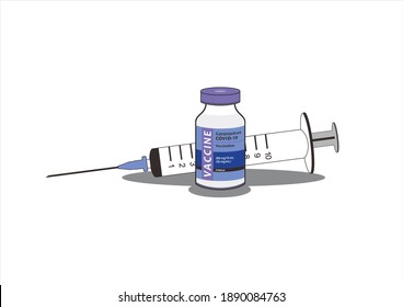 Corona Vaccine With Injection Tool 