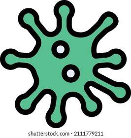 corona Vector illustration on a transparent background. Premium quality symbols. Stroke vector icon for concept and graphic design.