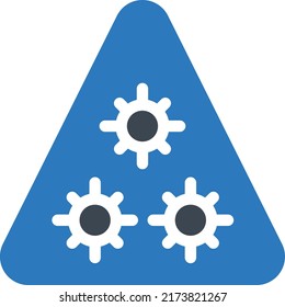 Corona Vector illustration on a transparent background.Premium quality symbols.Glyphs vector icon for concept and graphic design.