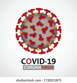 Corona Virus 2019. Wuhan virus disease, Logo, symbol.vector illustration eps 10. 