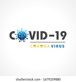 Corona Virus 2019-20. Wuhan virus disease, virus infections prevention methods,Logo, symbol & how to prevent.
