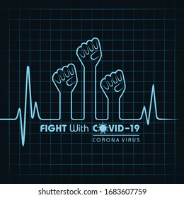 Corona Virus 2019-20. Wuhan virus disease, virus infections prevention methods,Logo, symbol & how to prevent.