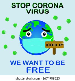 Corona Virus. 2019-nCoV. Corona Virus  Global Spread, and Concept Stopping Corona Virus. Flu and lung disease spreading of world. Dangerous Chinese ncov corona virus, risk alert.