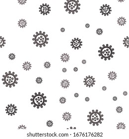 corona virus 2019-nCoV seamless pattern. Corona Virus in Wuhan, China, Global Spread, and Concept Stopping Corona Virus. Flu and lung disease spreading of world. Dangerous Chinese ncov corona virus
